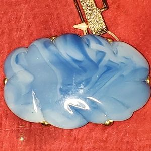 Vintage Lucite Belt Buckle